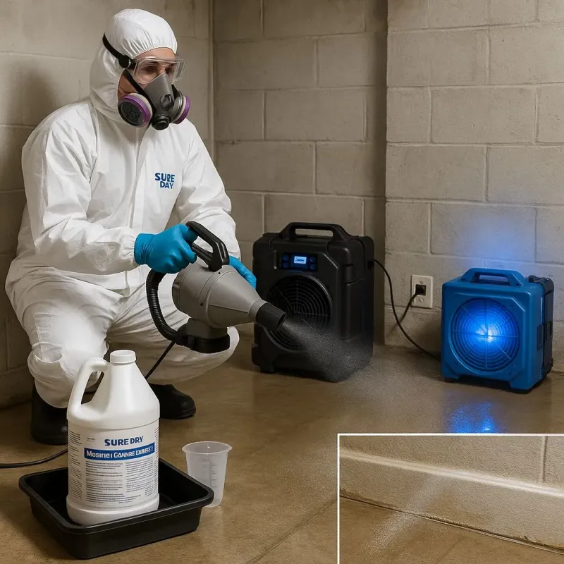 Sanitization and Odor Removal process in Groveville, NJ