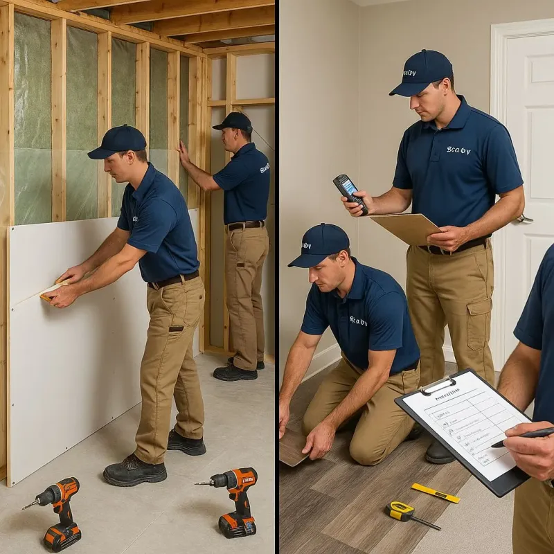 Repairs and Reconstruction process in Groveville, NJ